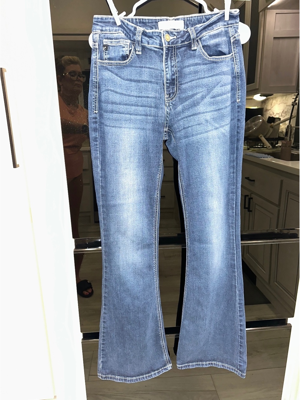 KanCan Women's Bootcut Jeans Size 9/28 Blue Denim Cotton Blend
